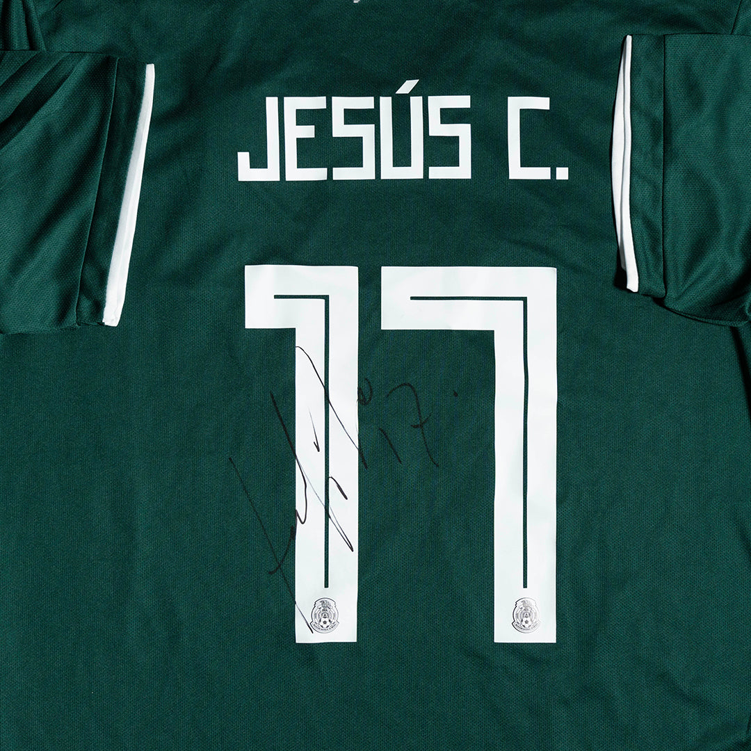 Jersey Firmado Tecatito Corona - México Mundial 2018